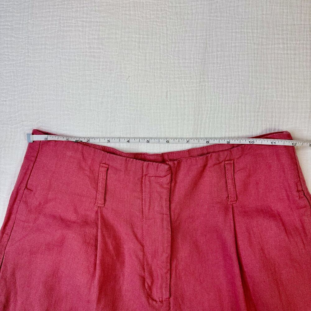 RE/VAMPED Linen Pants Pink Straight Leg Women’s XS Coastal Resortwear Sorority - Picture 7 of 16